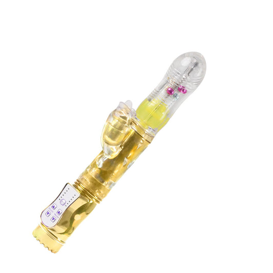 Urway Rabbit Vibrator Masturbator Thrusting Gold