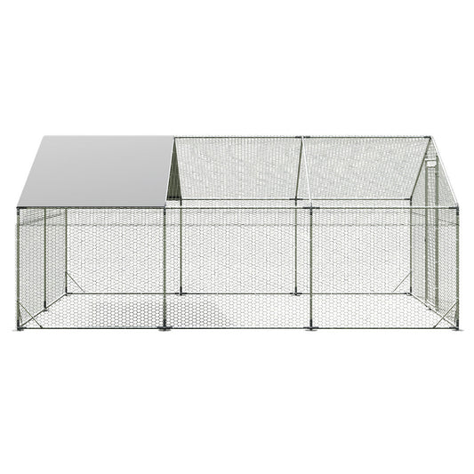 Pawz 600X300x194cm Large Metal Walk In Chicken Coop Cage
