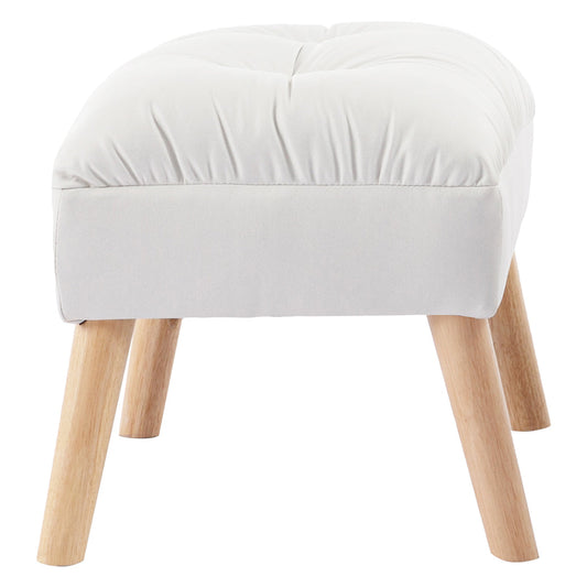 Accent Ottoman Chair Footstool Modern Comfortable Seating For Living Room Or Bedroom