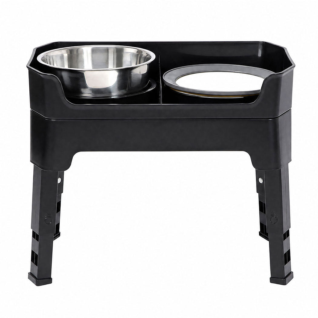 Pawz Raised Dog Bowls Set With Slow Feeder & Lick Mat