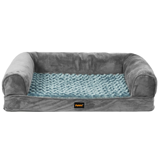Pawz Pet Bed Sofa Dog Bedding Soft Warm Xl Grey Large