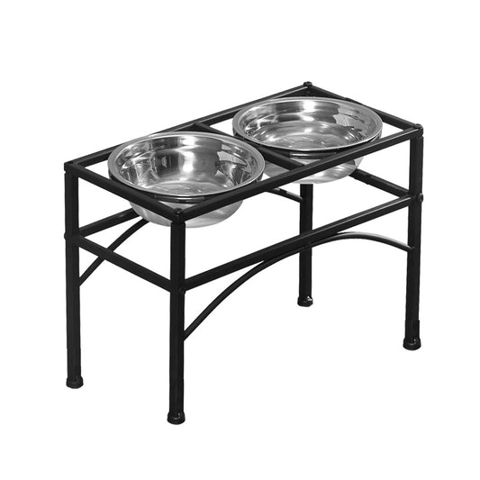 Pawz Dual Elevated Raised Pet Dog Puppy Large Comfortable And Ergonomic Feeding Station For Pets
