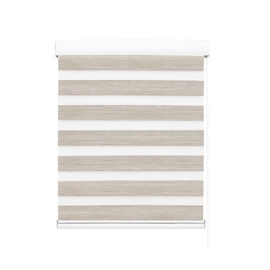 1 Sets of Marlow 1 Sets Of 1X Blackout Zebra Roller Blind Curtains 90X210cm Beige