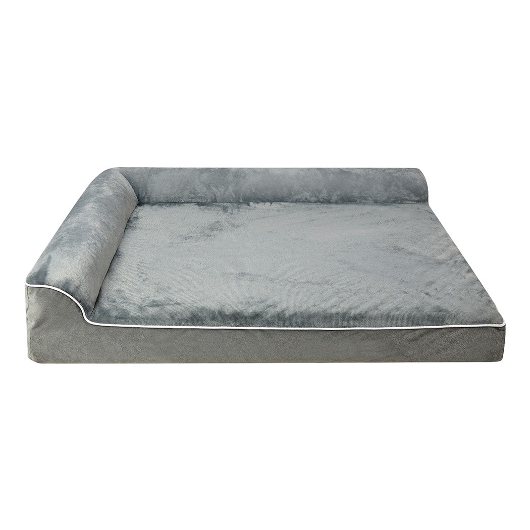 Pawz Orthopedic Dog Bed Xl Grey Premium Comfort And Support For Medium To Large Dogs
