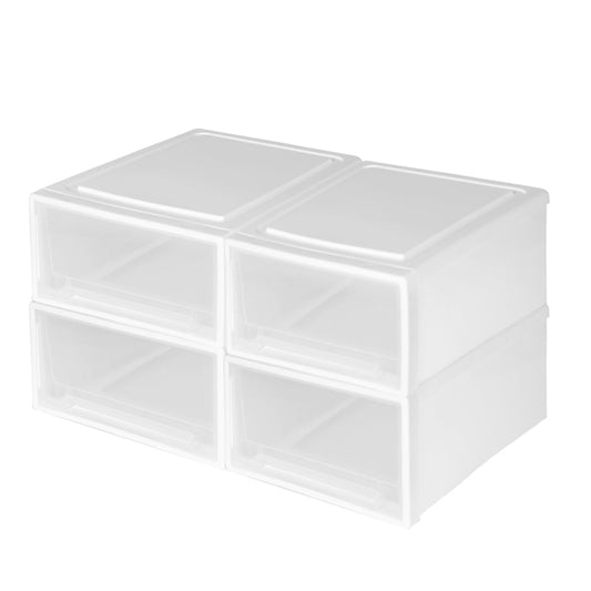 Storage Drawers Large Stackable Containers 4Pk
