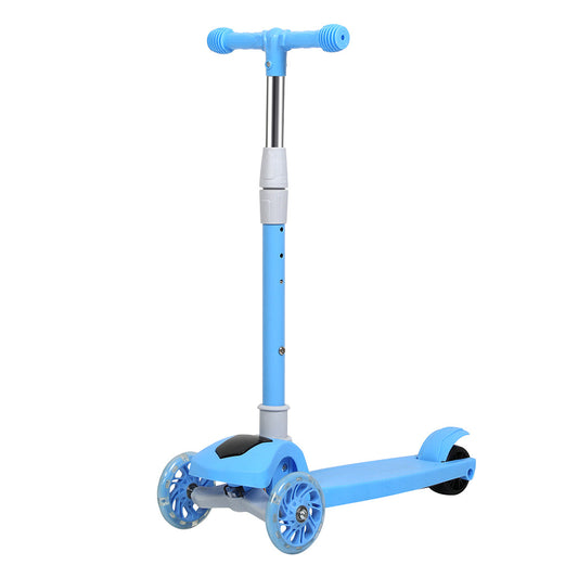 Bopeep Foldable Kids Scooter Led Music Blue