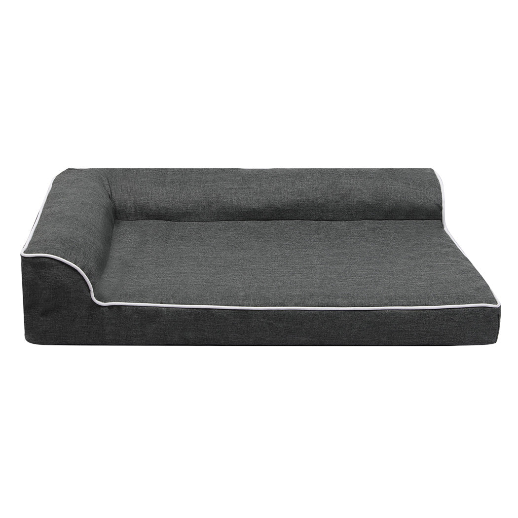 1 Sets of Pawz 1 Sets Of Orthopedic Dog Bed L Grey Premium Comfort And Support For Large Dogs