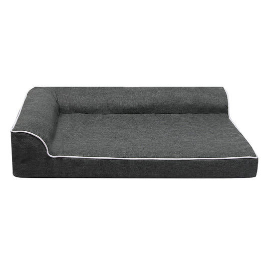 1 Sets of Pawz 1 Sets Of Orthopedic Dog Bed L Grey Premium Comfort And Support For Large Dogs