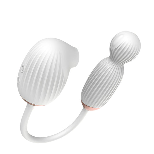 Vibrator Masturbator Sucking Rotation White