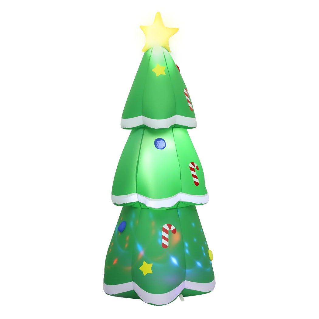 Santaco Inflatable 1.5M Christmas Tree Flashing Light