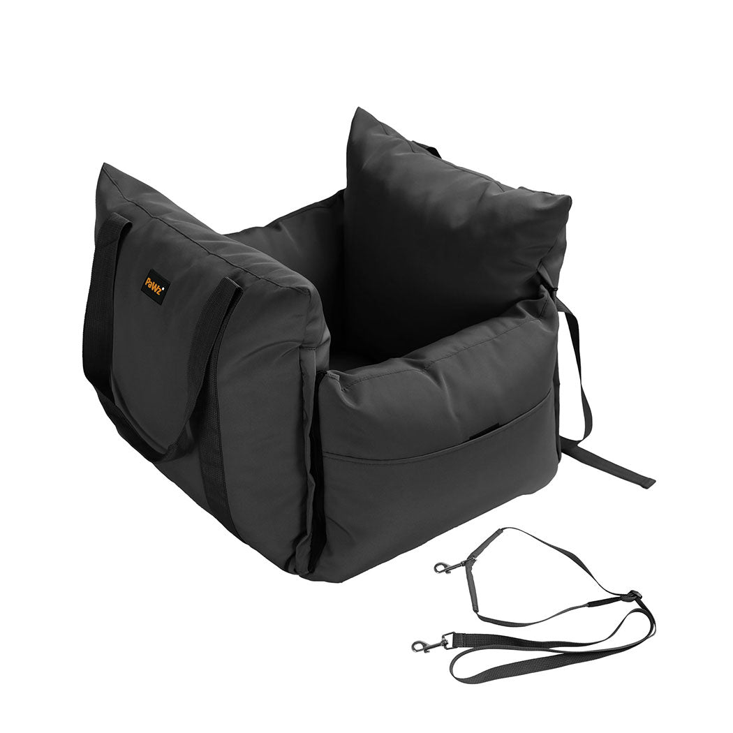 Pawz Dog Car Seat Booster Belt Black