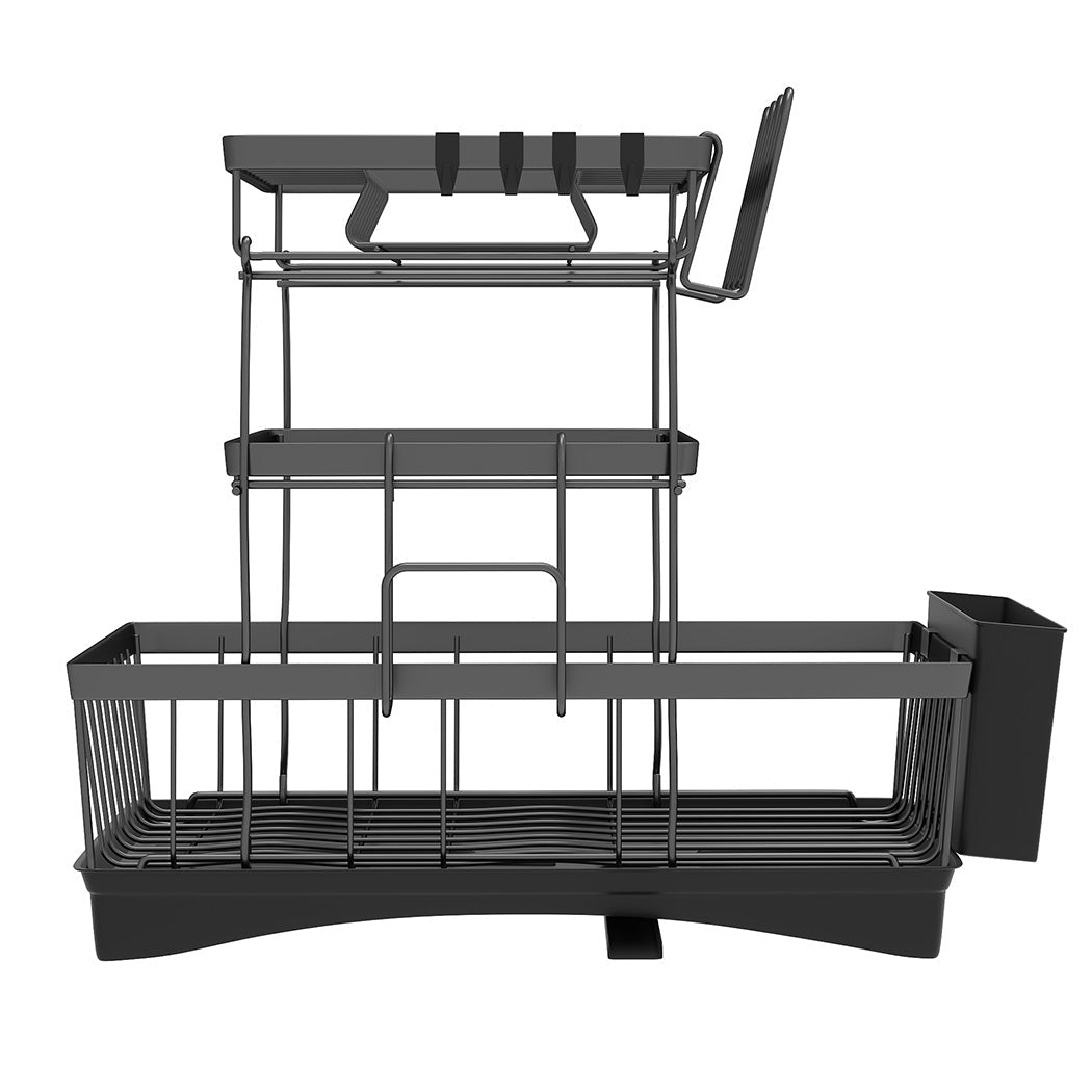 Toque Dish Drying Rack Plate Drainer Cup Holder