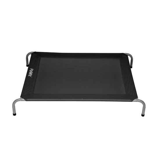 Pawz Elevated Trampoline Pet Bed Dog L Black Large
