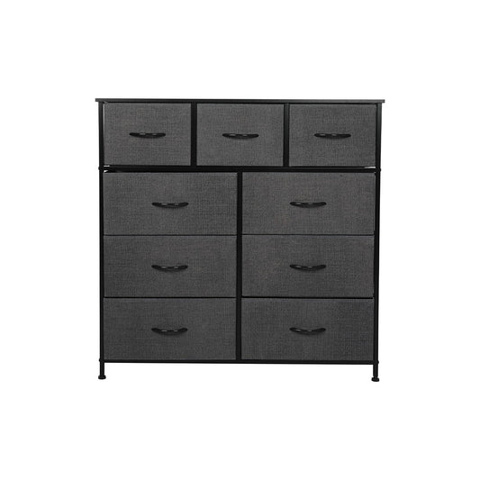 9 Drawer Chest Of Drawers Storage Cabinet Organizer For Bedroom Living Room