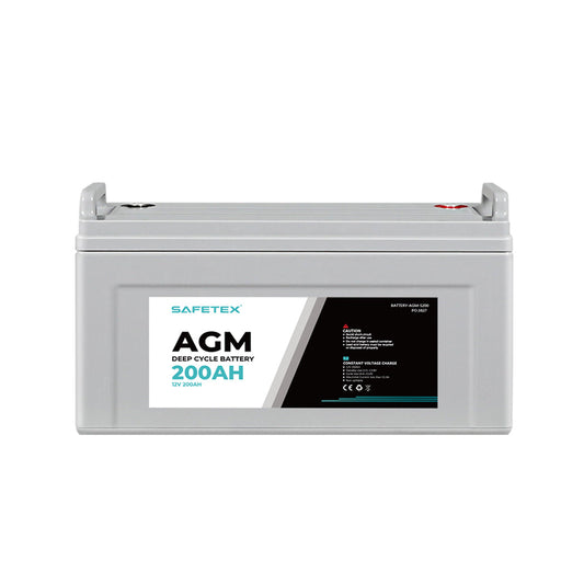 Safetex 12V 200Ah Agm Deep Cycle Lead