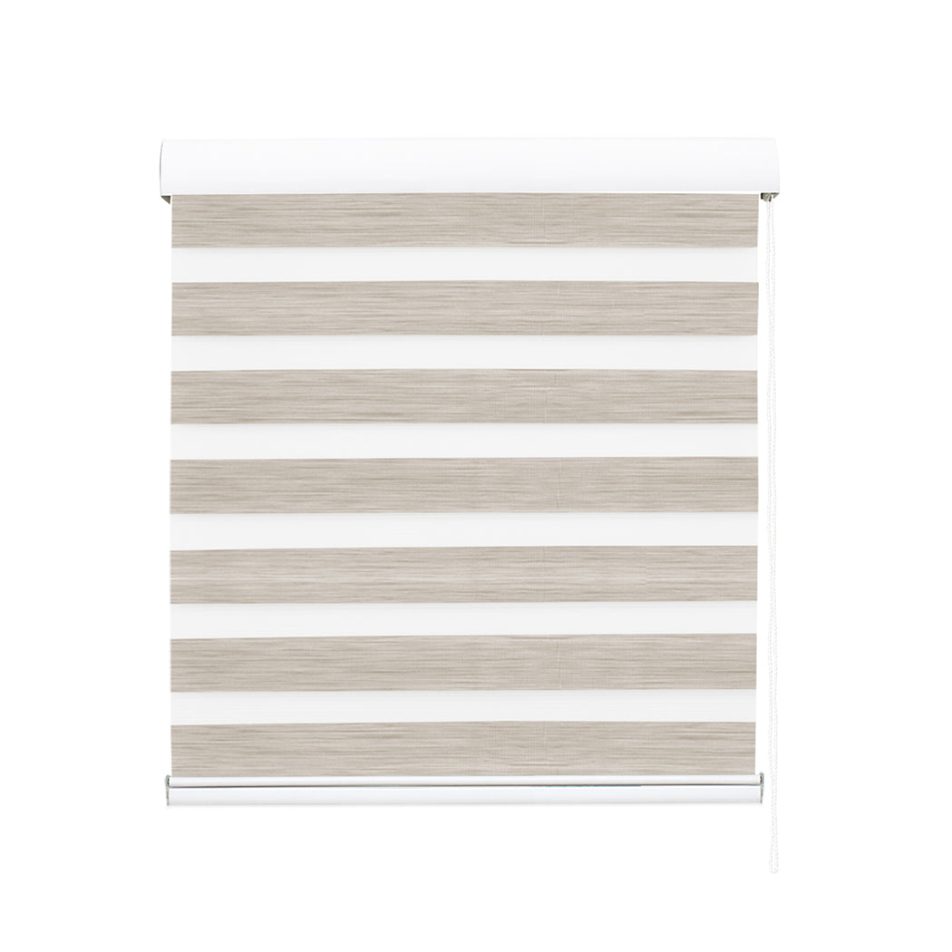 1 Sets of Marlow 1 Sets Of 1X Blackout Zebra Roller Blind Curtains 180X210cm Beige