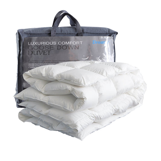 DreamZ 500GSM All Season Goose Down White