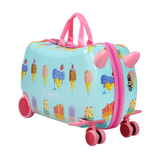 Bopeep Kids Ride On Suitcase Children Ice Cream