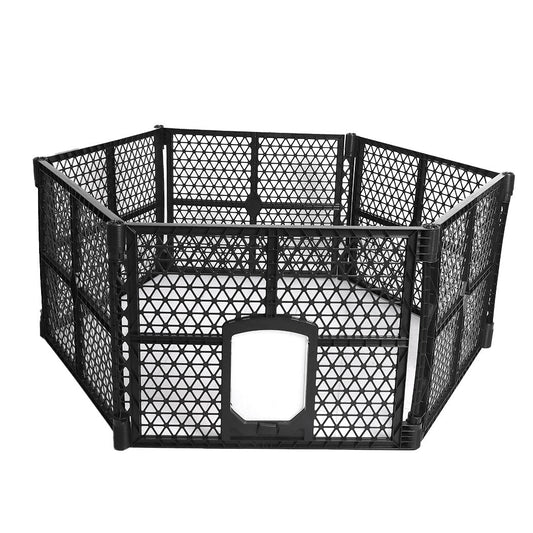 Pawz Pet Playpen Folding Dog Plastic M Medium