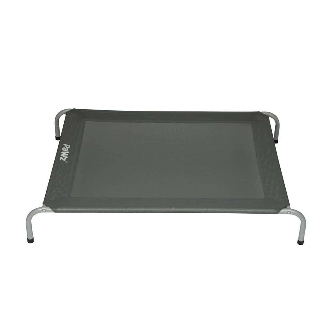 Pawz Elevated Trampoline Pet Bed Dog Xxl Grey Large