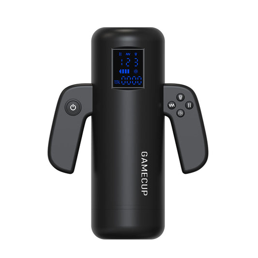 Urway Telescopic Masturbator Masturbation Cup Heating Black