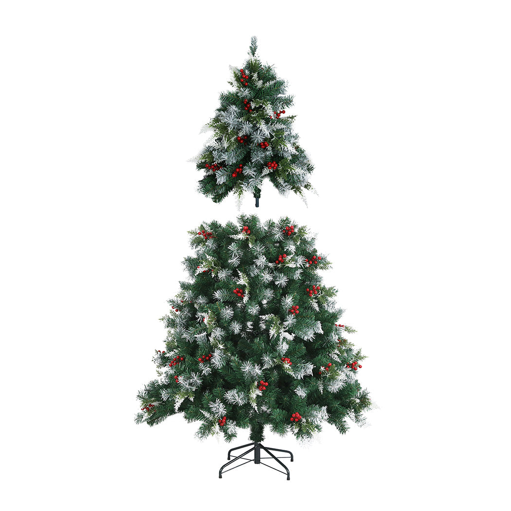 Santaco Christmas Tree Snow Flocked 2.1M