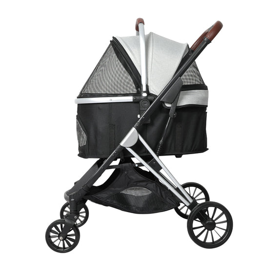 Pawz 4 Wheels Pet Stroller Dog Cat Pram Easy Transport For Pets On The Go
