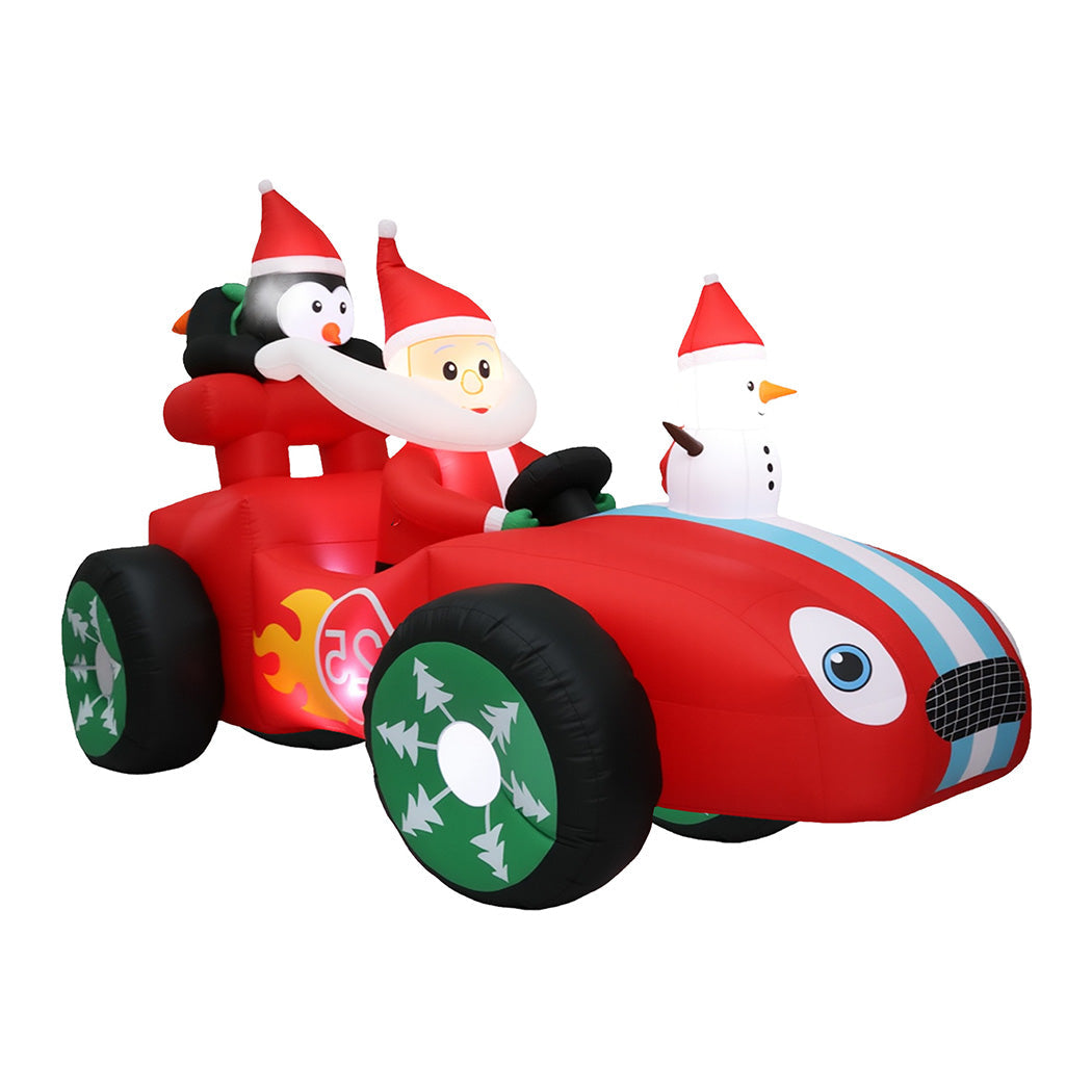 Santaco Christmas Inflatable 2.4M Racing Sleigh
