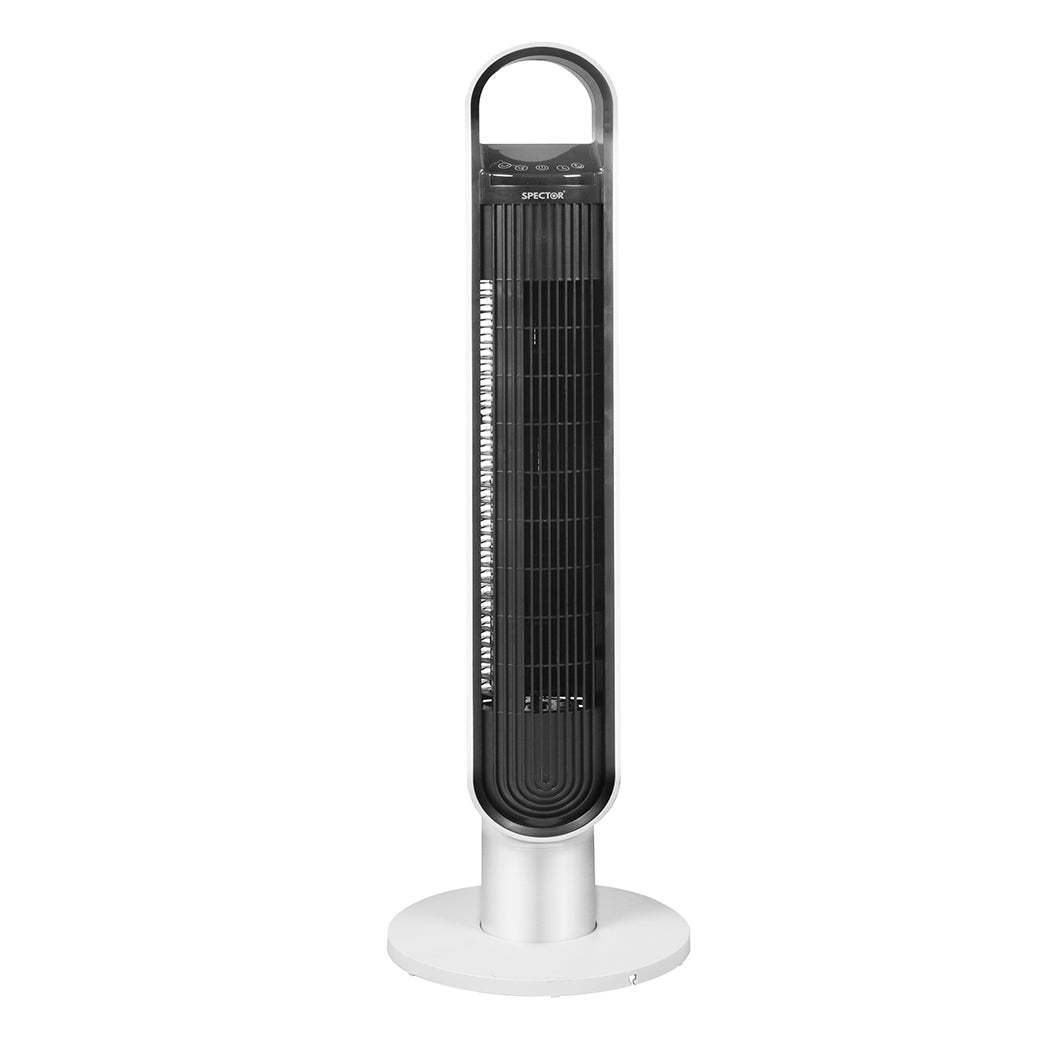 Spector Tower Fan Portable Oscillating White
