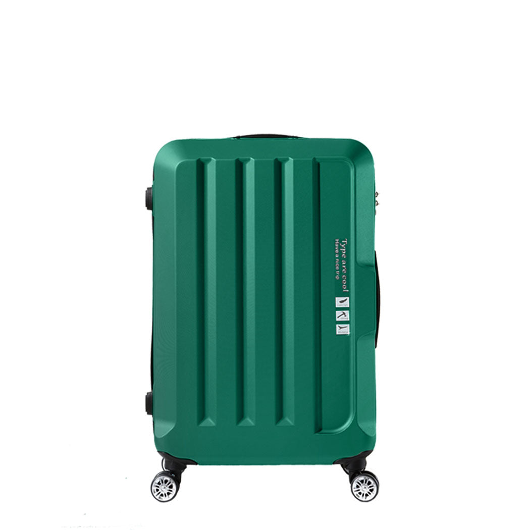 Slimbridge 20"24"28" 3Pc Luggage Sets Green