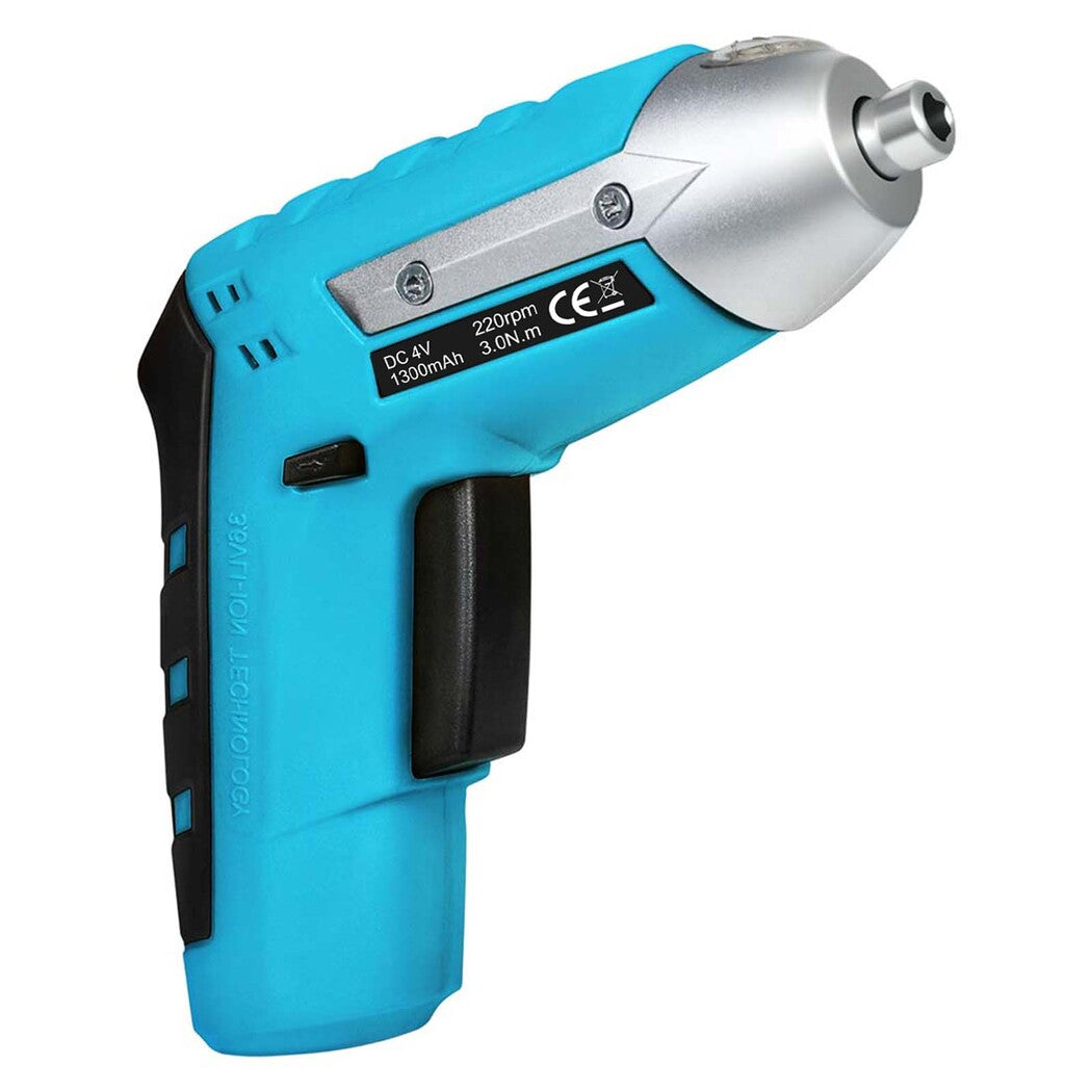 Traderight 4V Cordless Screwdriver 1300Mah 210Rpm Speed