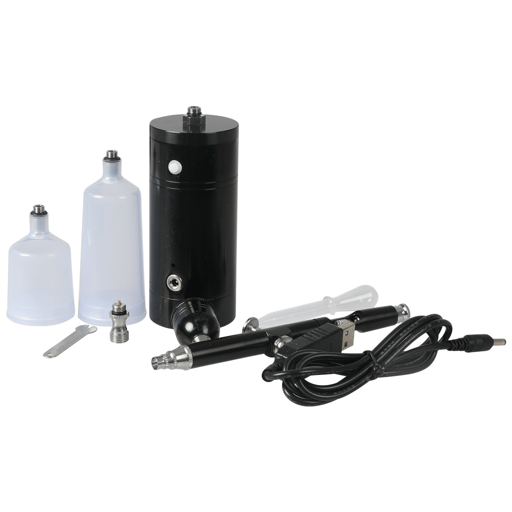 1 Sets of Traderight Airbrush Kit Compressor Cordless One Size