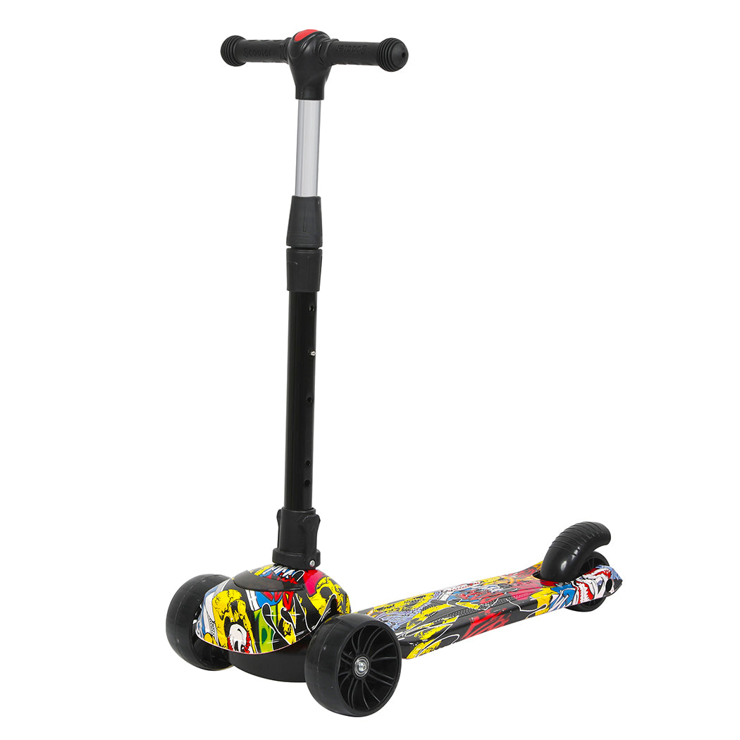 Bopeep Foldable Kids Scooter Led Music Blue