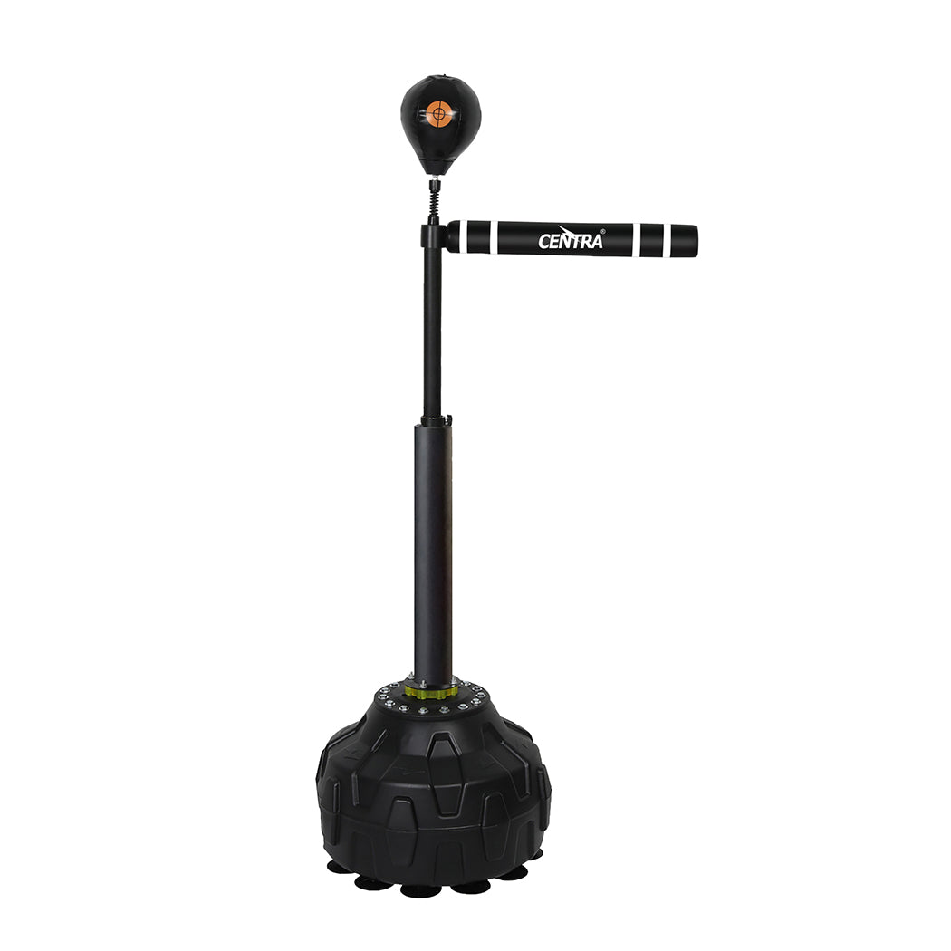 Boxing Bag Reflex Freestanding Spinning Arm Speed Ball Punching Training Black