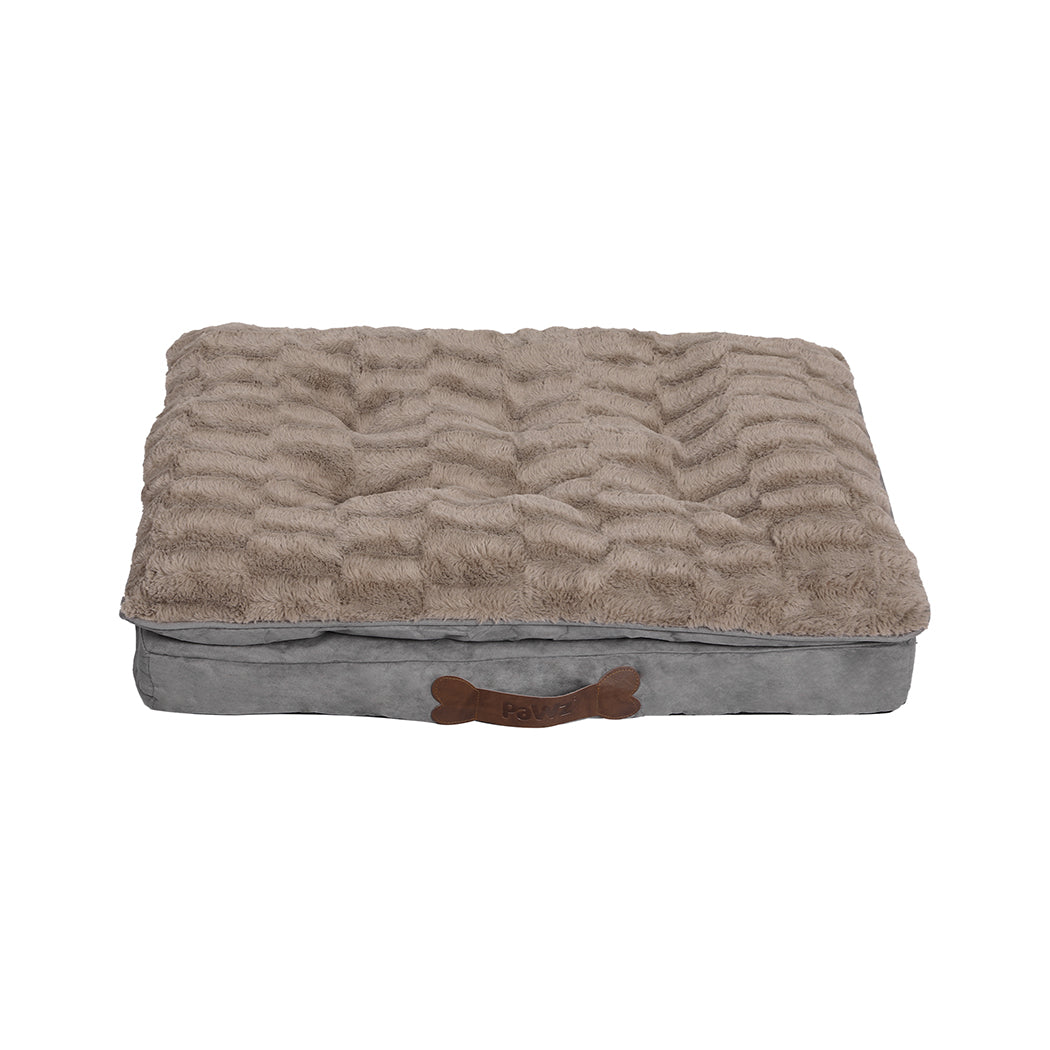 Pawz Dog Calming Bed Pet Cat Removable Khaki Large