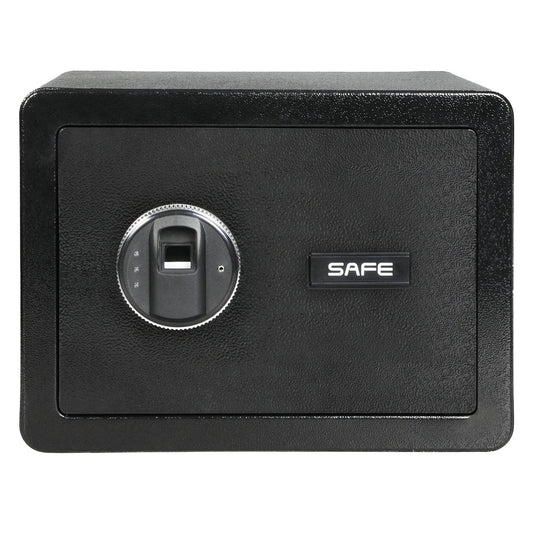 13.8L Digital Security Safe Box Fingerprint Key Lock Valuables Cash Documents