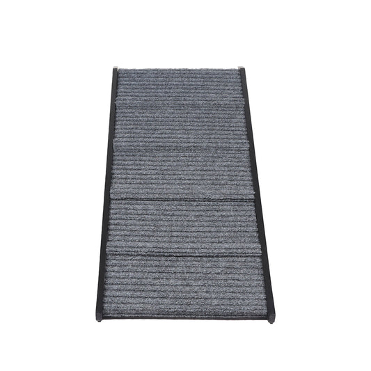 Pawz Dog Ramp Height Stair Black Convenient And Safe For Pets With