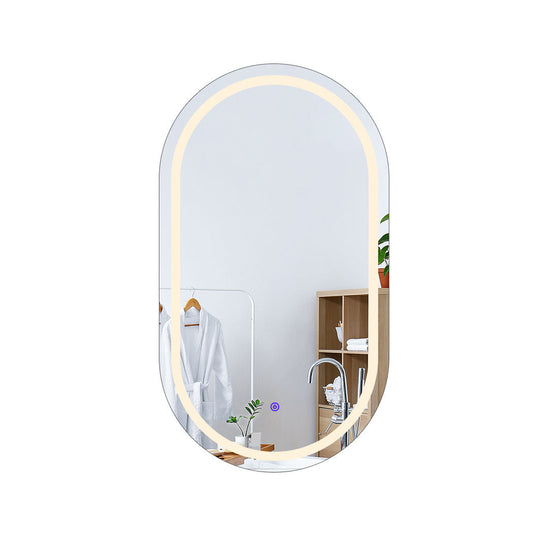 Emitto Led Wall Mirror Oval Anti Fog 50X90cm