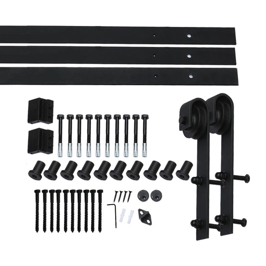 Antique Classic Style Double Sliding Door 3.66M Track Kit 4.3Mx6.1M
