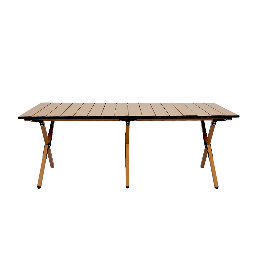 Folding Camping Table Foldable Oak Portable Outdoor Furniture For Picnic Or Travel