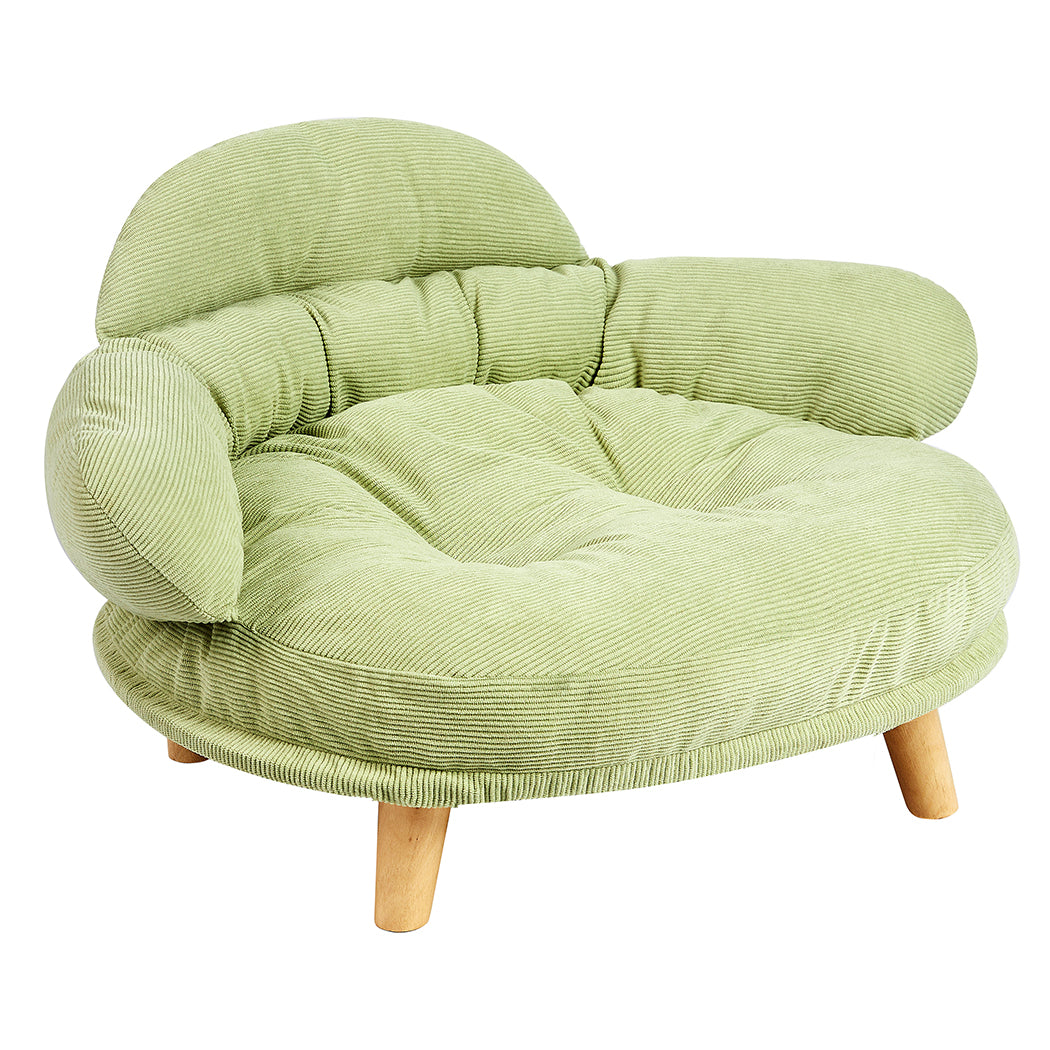 Pawz Elevated Pet Dog Cat Sofa Bed Couch L Size Green