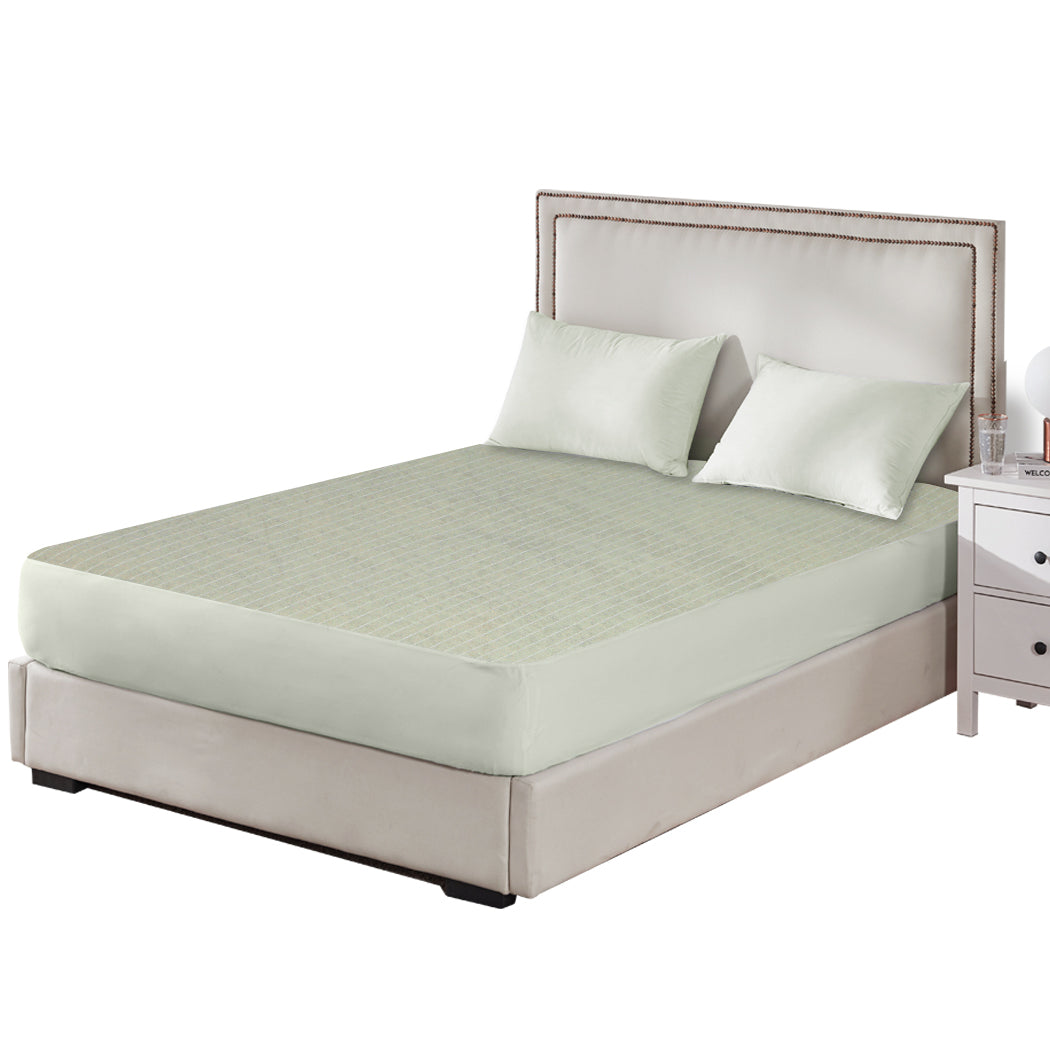 Dreamz King Mattress Protector Pillowcases Grey