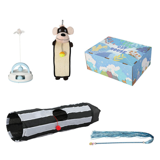 Pawz Interactive Pet Toy Set Cat Tunnel