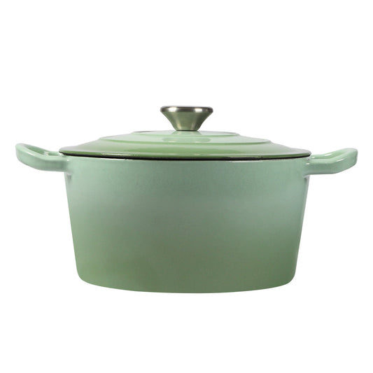 Toque 4L Enamel Dutch Oven Pot Cookware Green
