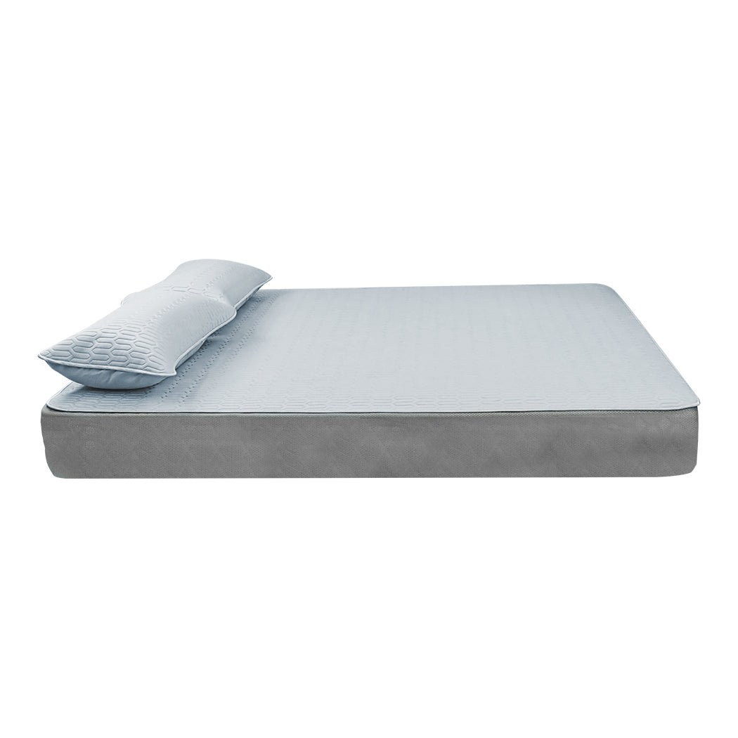 Dreamz Latex Cooling Bed Sheet Set Fitted 3Pcs Double
