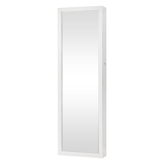 Veile Studios Levede 37Cm X 10Cm 120Cm Mirror Jewellery Cabinet Led White