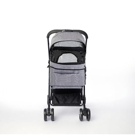 Pawz Large Pet Stroller Dog Cat Travel Grey Comfortable And Convenient For Pets On The Go