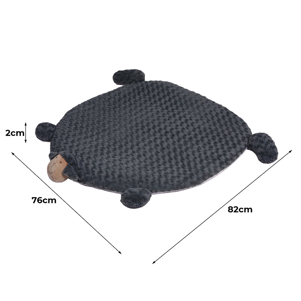Pawz Pet Bed Cat Calming Dog Squeaky M Charcoal Medium