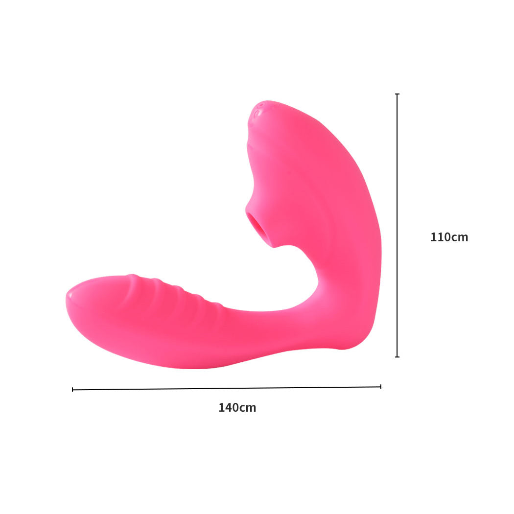 Urway Sucking Vibrator Oral Tongue Clit Pink