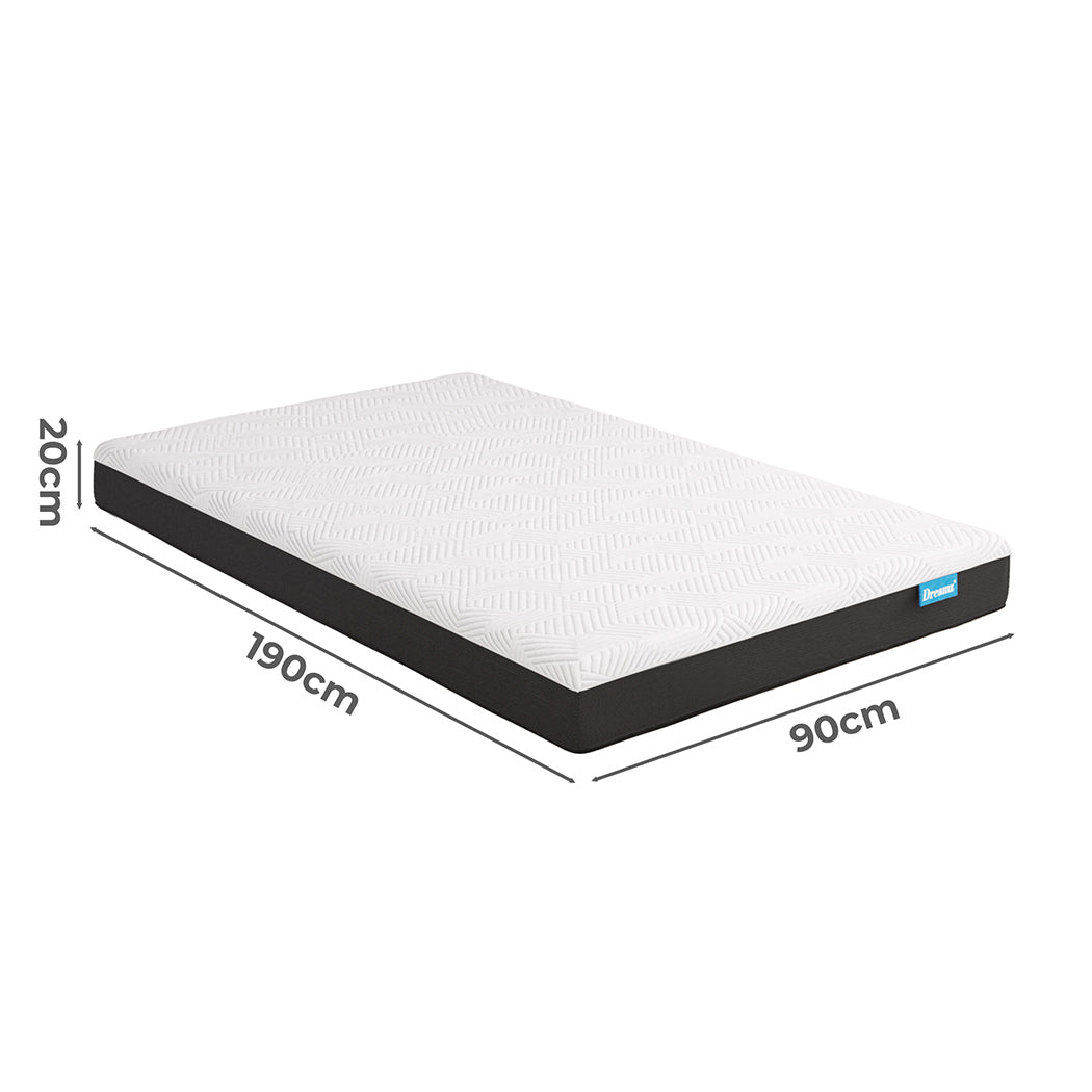 Dreamz Mattress Gel Memory Breathable Double